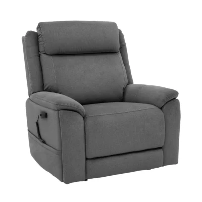 Pride Evolution Collection Sitting Pretty lift recliner in gray fabric