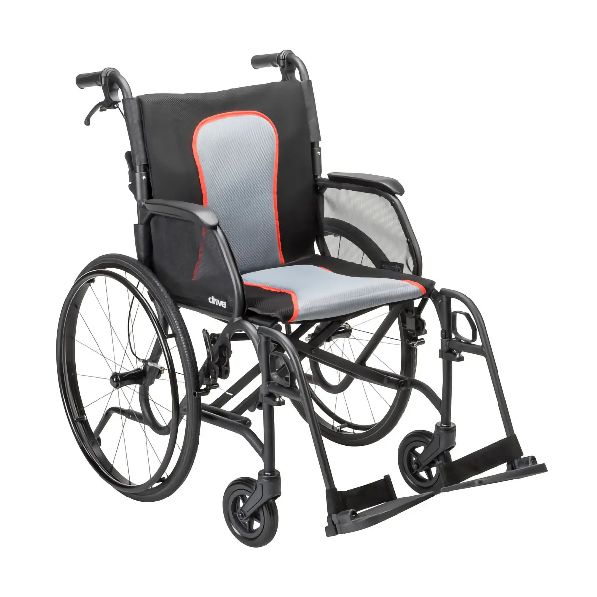 Drive Aerofly featherweight manual wheelchair with stylish fabric