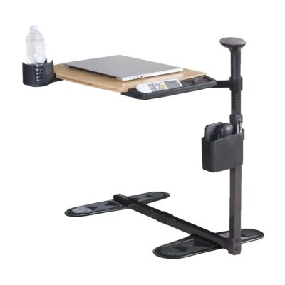 Signature Life Tray Table with cup holder, storage areas, and handle