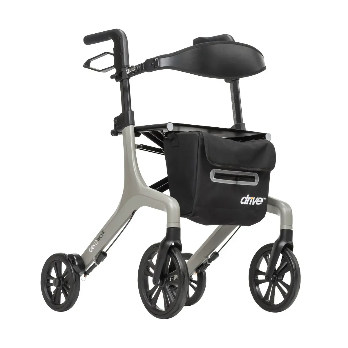 Drive Aerowalk ultralight rollator with gray frame