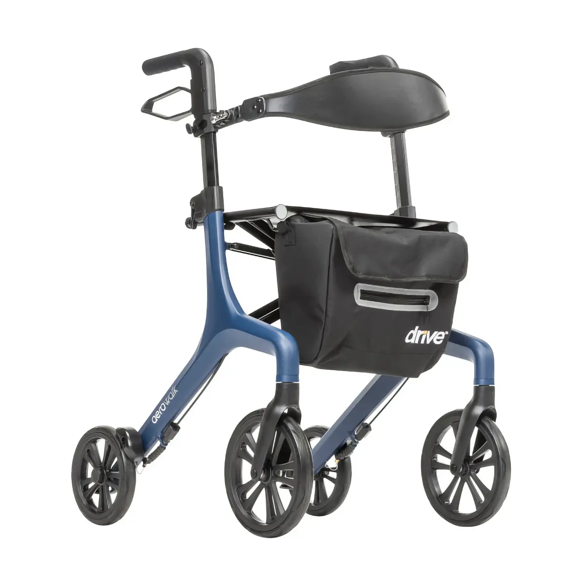 Drive Aerowalk ultralight rollator with blue frame